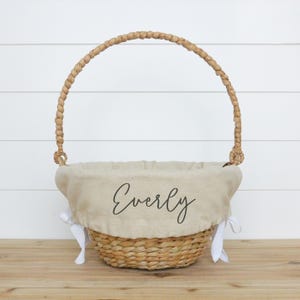 Personalized Easter Basket Liner | Customized Easter Basket Liner | Easter | Monogram | Girl Easter Basket | Boy Easter Basket