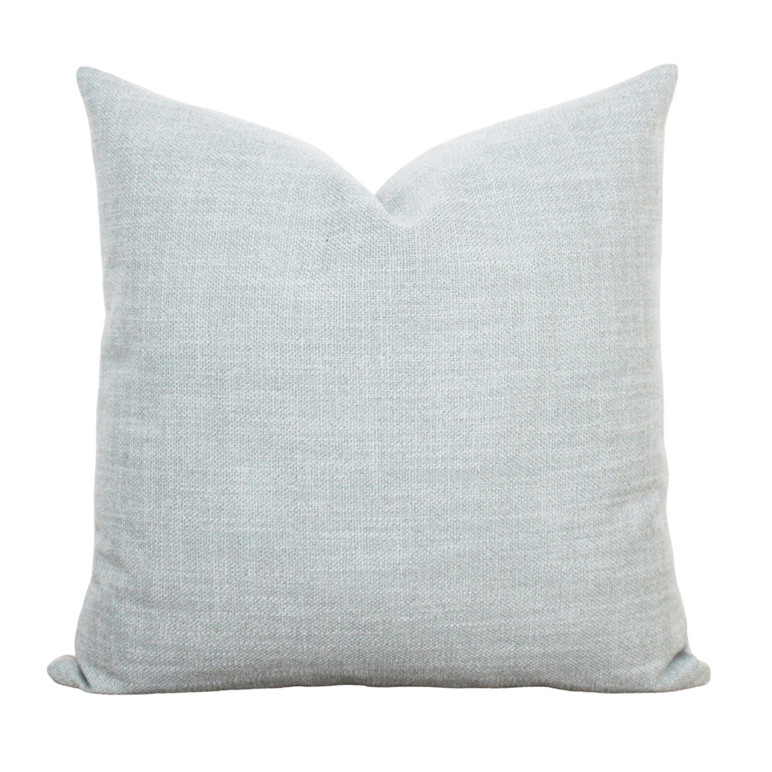 Seafoam Green Pillow Cover 20 X 20 Pillow Cover Textured Etsy