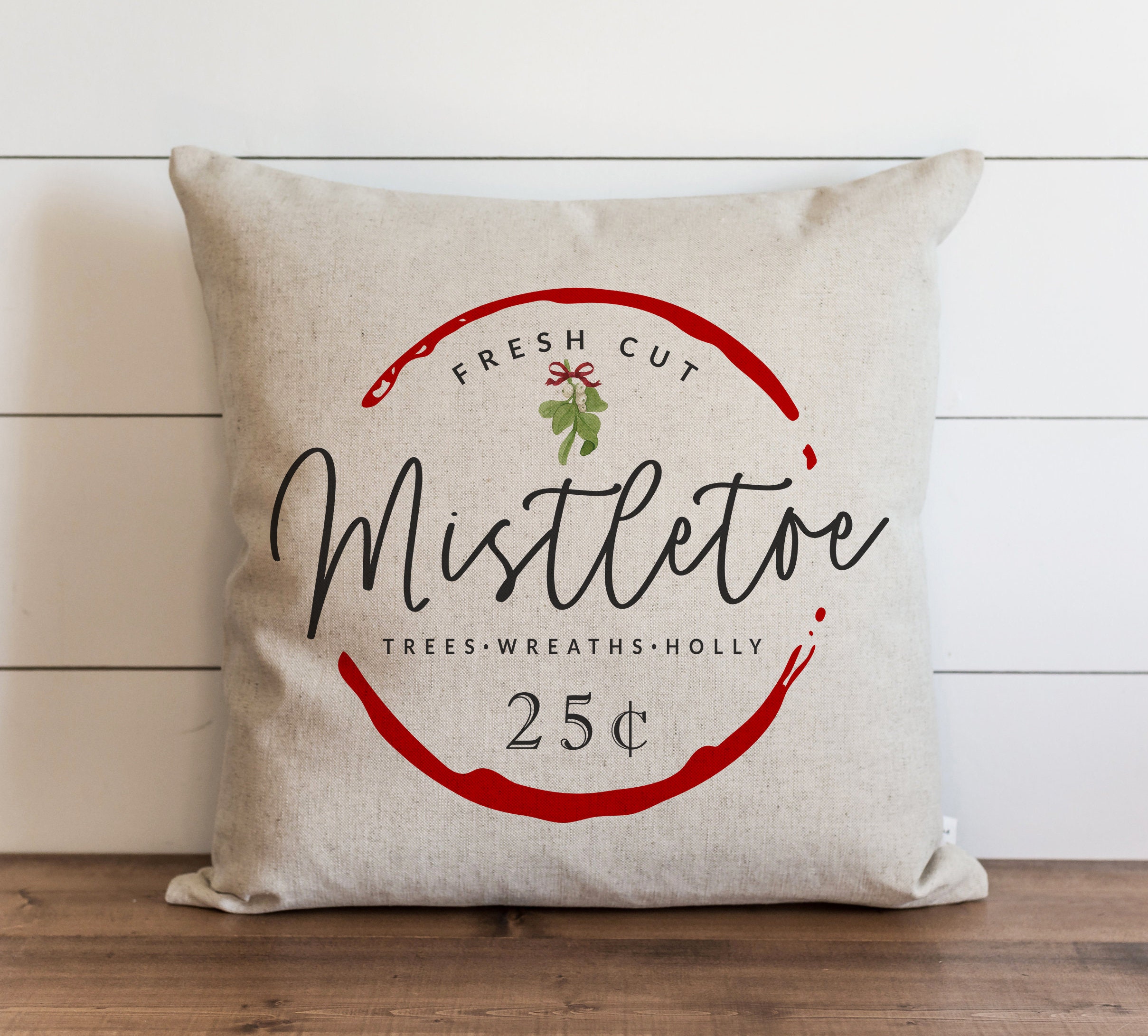 Christmas Pillow Cover Fresh Cut Christmas Pillow Cover Fresh Cut