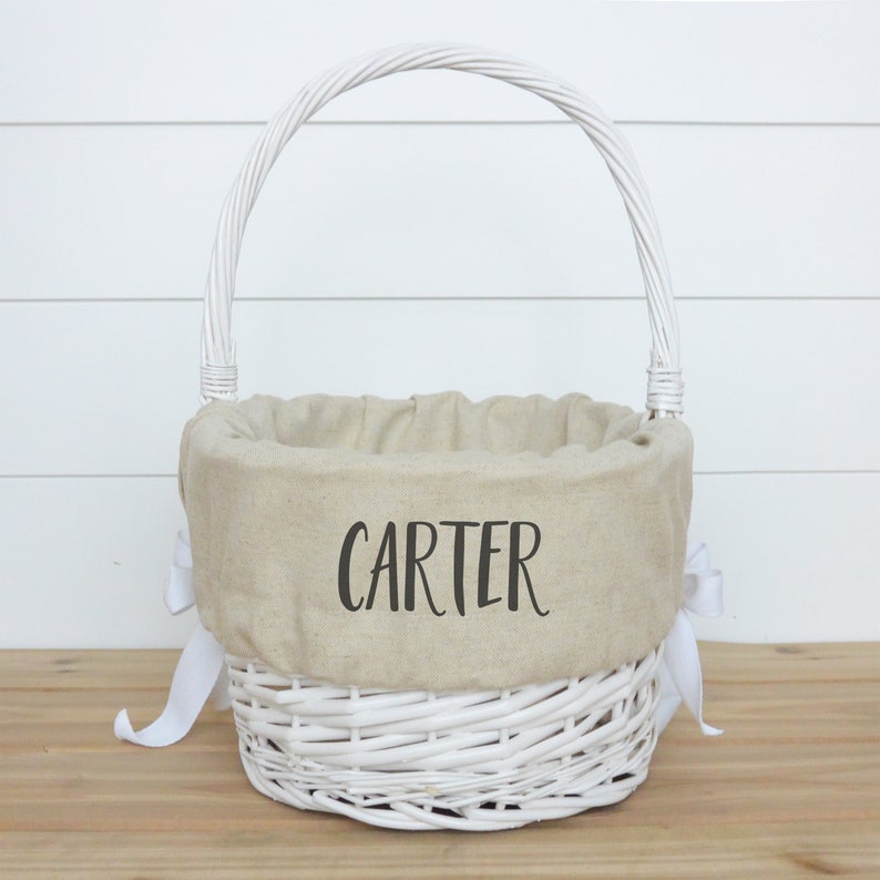 Personalized Easter Basket Liner Easter Basket Liner Etsy