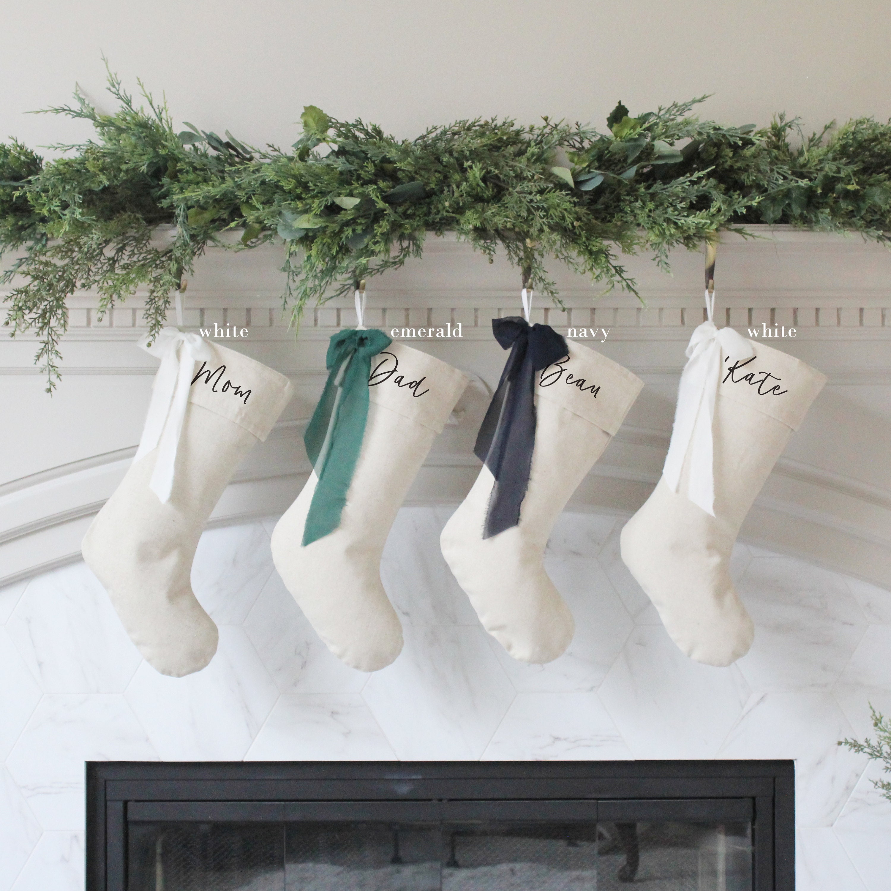 Kate Winter Christmas trees Fireplace Stockings Christmas Gifts for Pictures