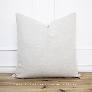 Tan and White Buffalo Plaid Pillow Cover | Neutral Beige Plaid Accent Pillow | Classic Plaid Throw Pillow | Classic Home Decor | Harris image 4