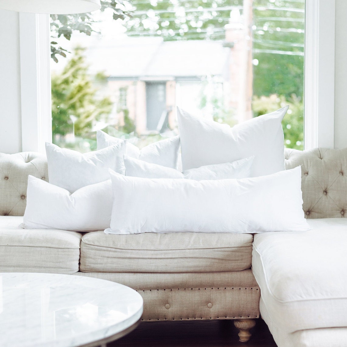 Premium Down Alternative Pillow Insert 20 X 20 Pillow Insert Etsy