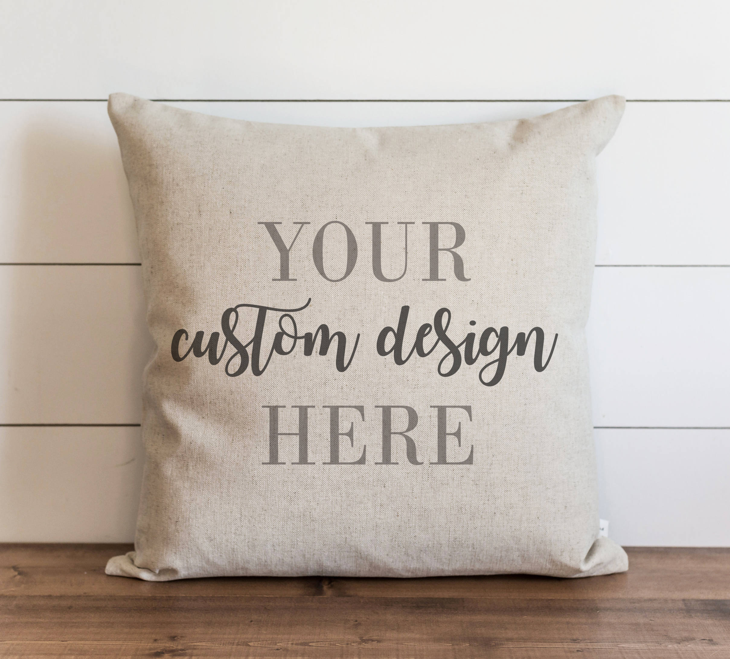 YOUR Custom Design 20 x 20 Pillow Cover // Throw Pillow // Etsy