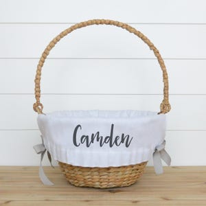 Personalized Easter Basket Liner | Customized Easter Basket Liner | Easter | Monogram | Girl Easter Basket | Boy Easter Basket.