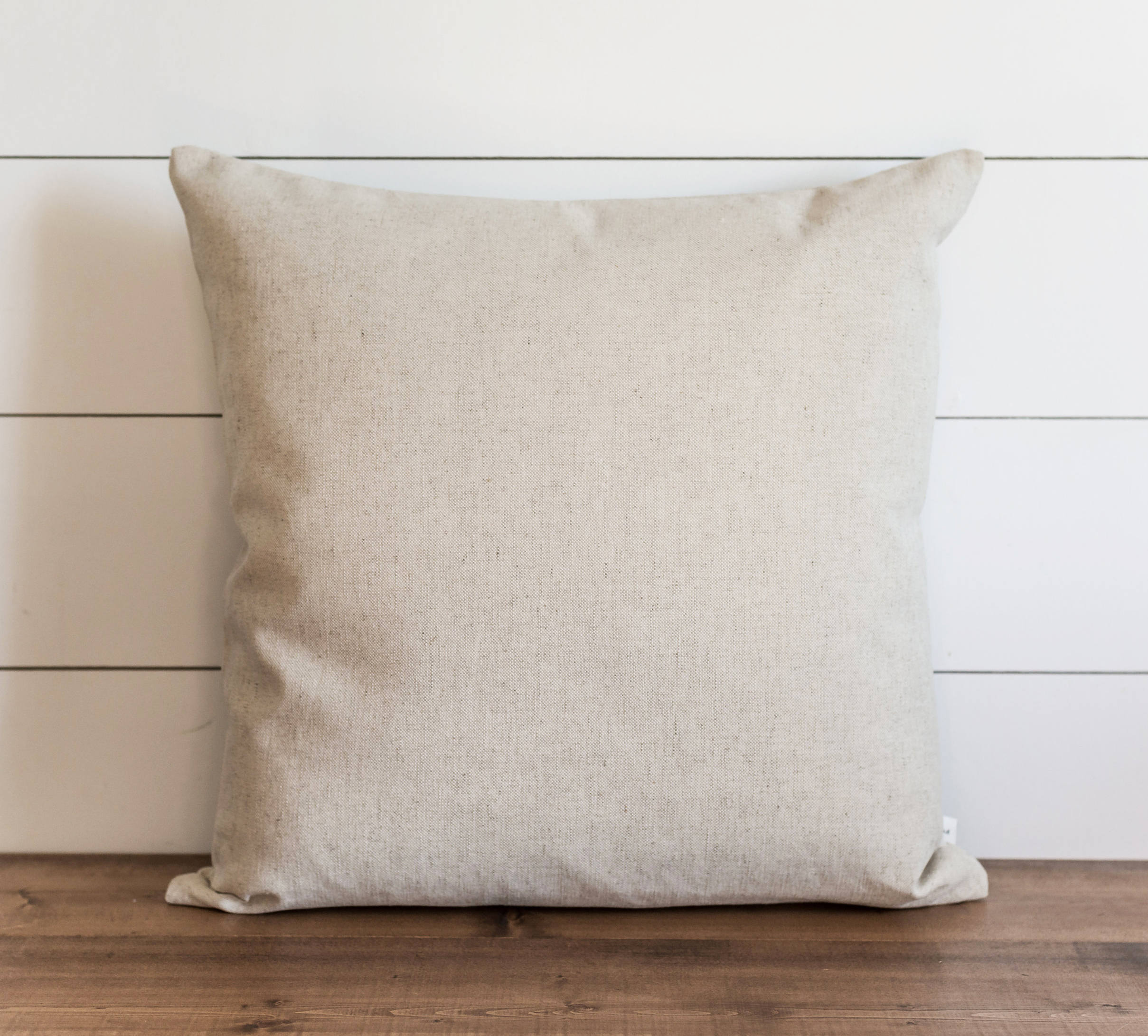 Plain 20 X 20 Pillow Cover Throw Pillow Accent Pillow Linen Cover Cotton Pillow Cover Natural Etsy