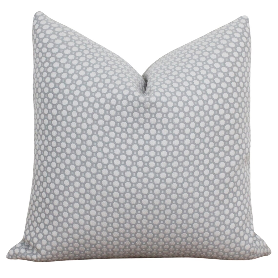 Blue Dot Pillow Cover Farmhouse Pillow Cover Textured Etsy