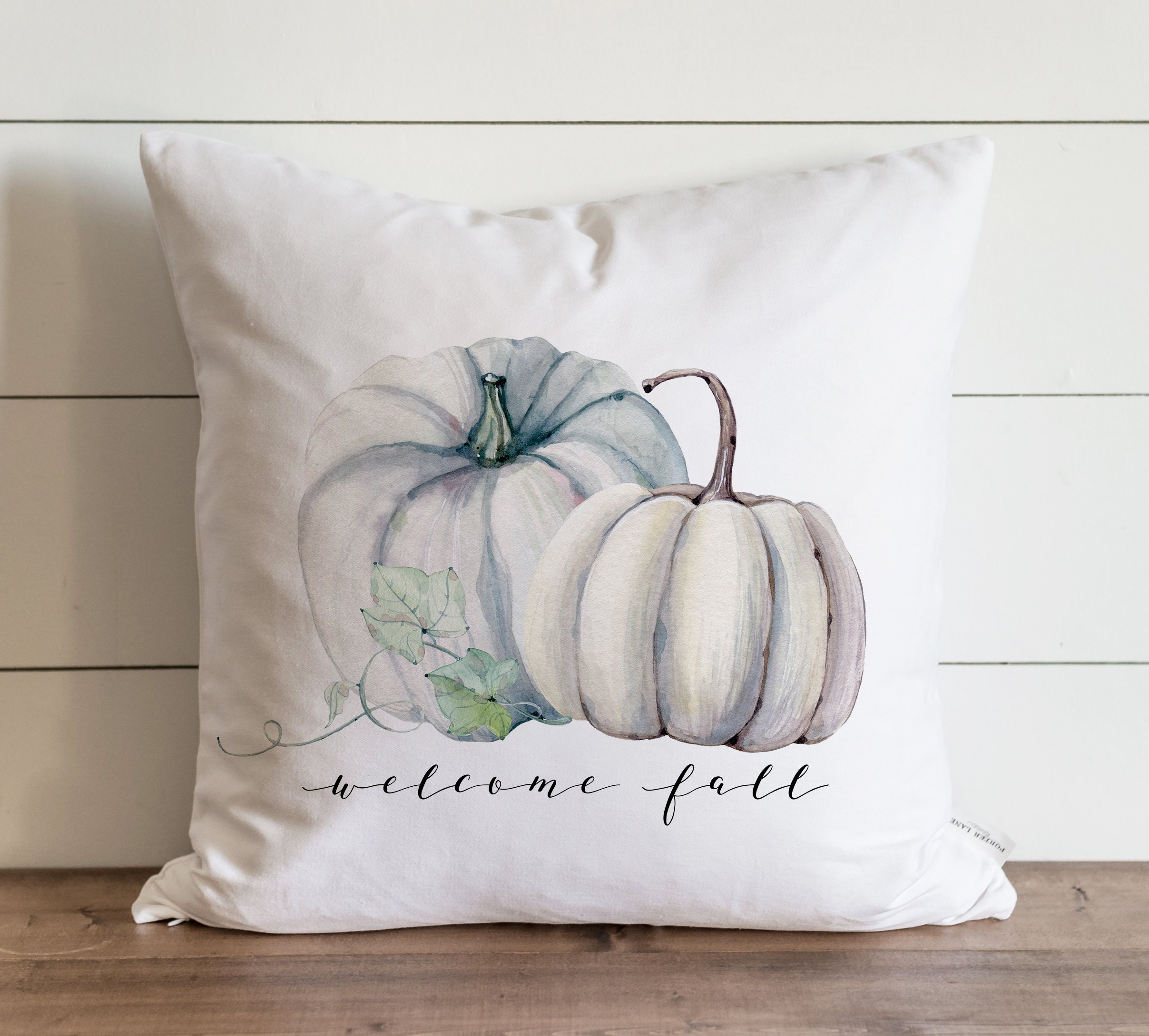 Fall Pillow Cover // Fall Pumpkins // Autumn Pillow Etsy