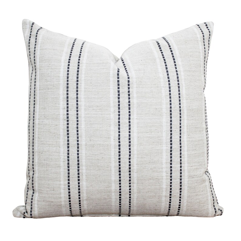 Stripe Pillow Cover 20 X 20 Pillow Cover Coastal Pillow Etsy Canada