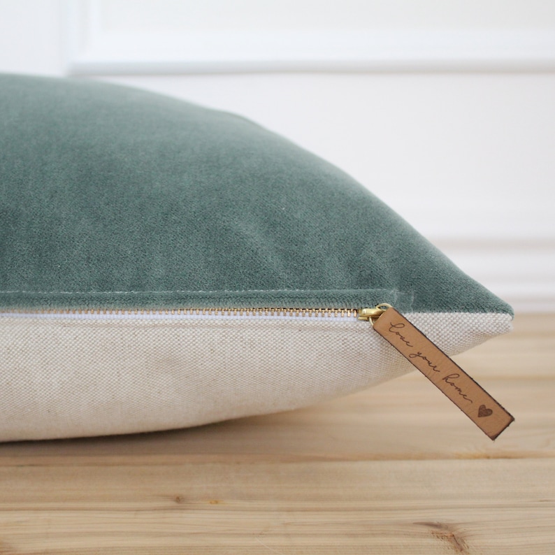 Green Velvet Pillow Cover Forest Green Throw Pillow 20x20 Etsy
