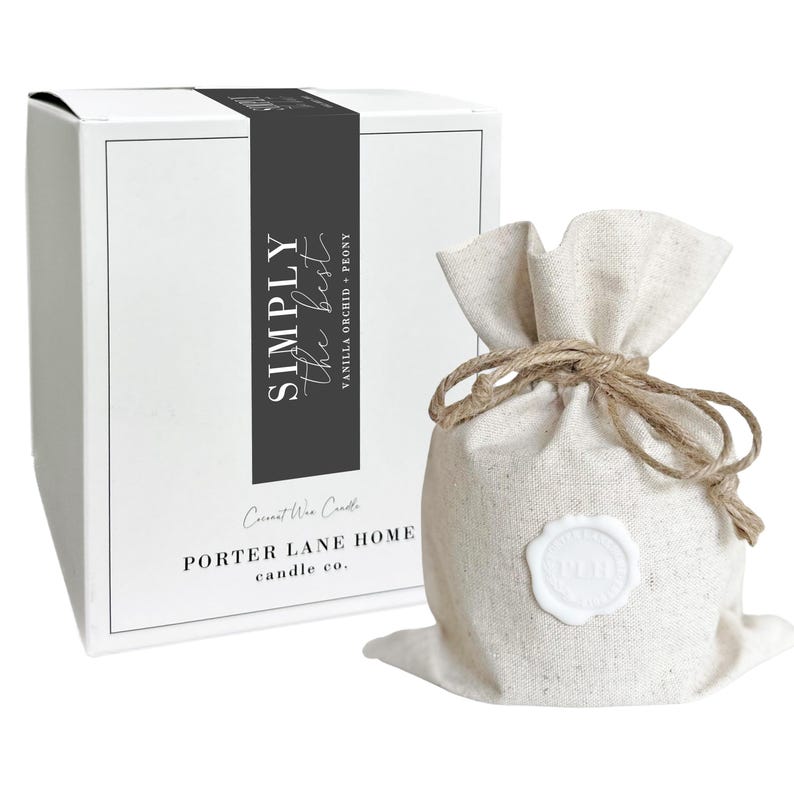 Porter Lane Home Vanilla Orchid + Peony Candle - Thumbnail 3