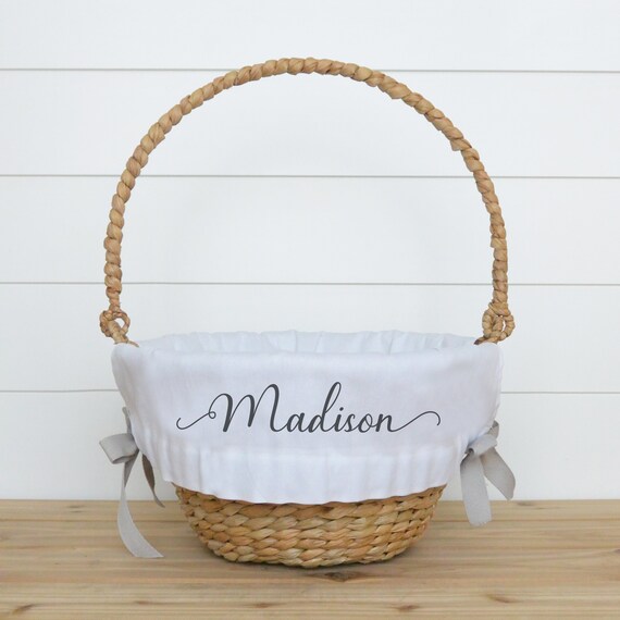 personalized girl easter baskets