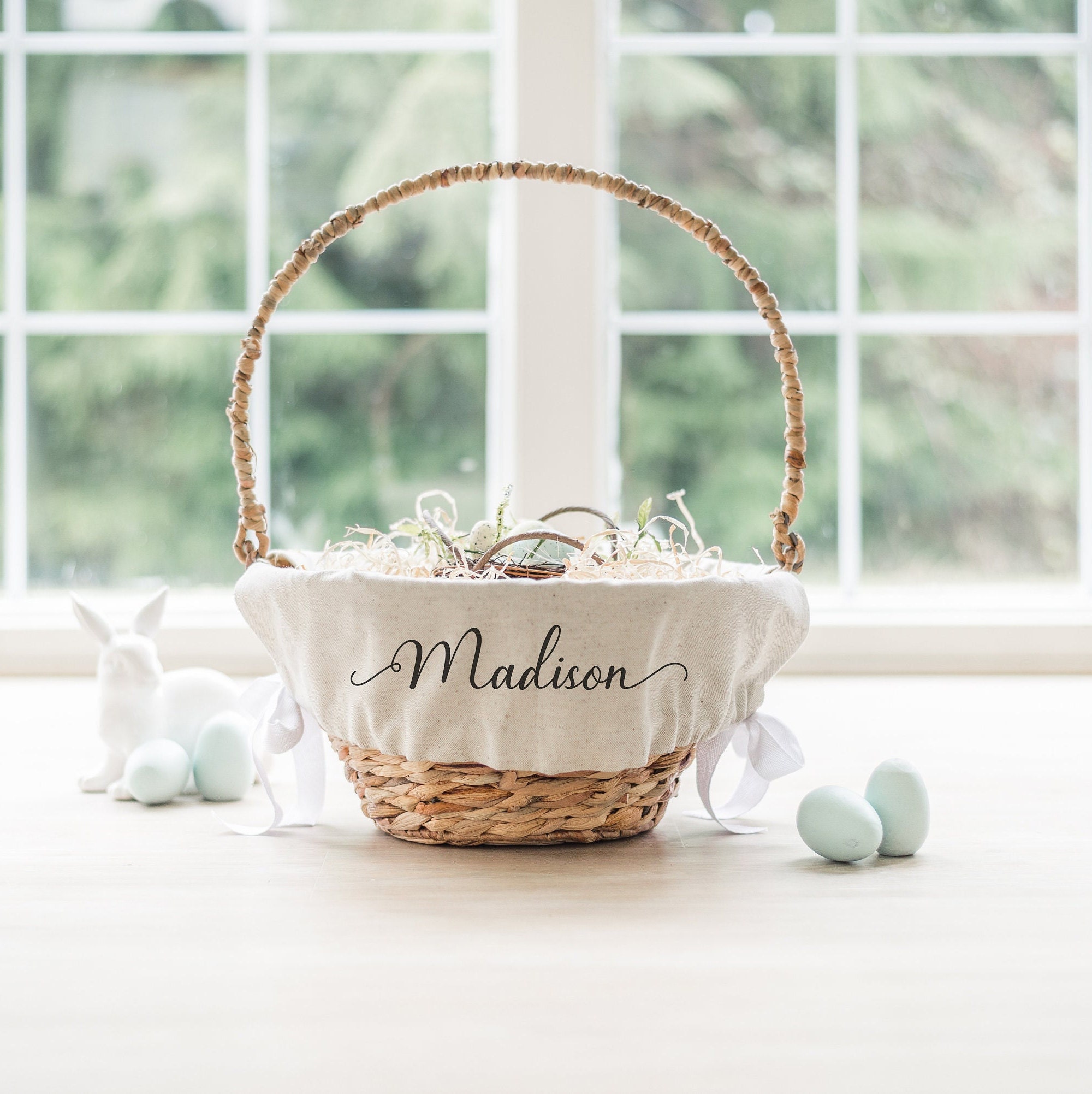 Personalized Easter Basket Liner Customized Easter Basket - Etsy Israel