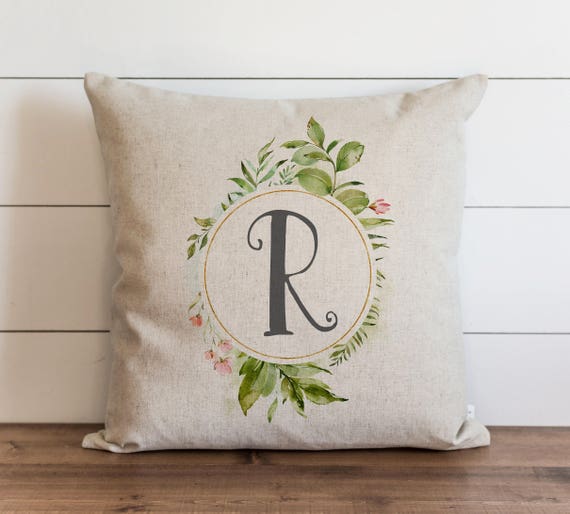 Monogram cushion cheap cover
