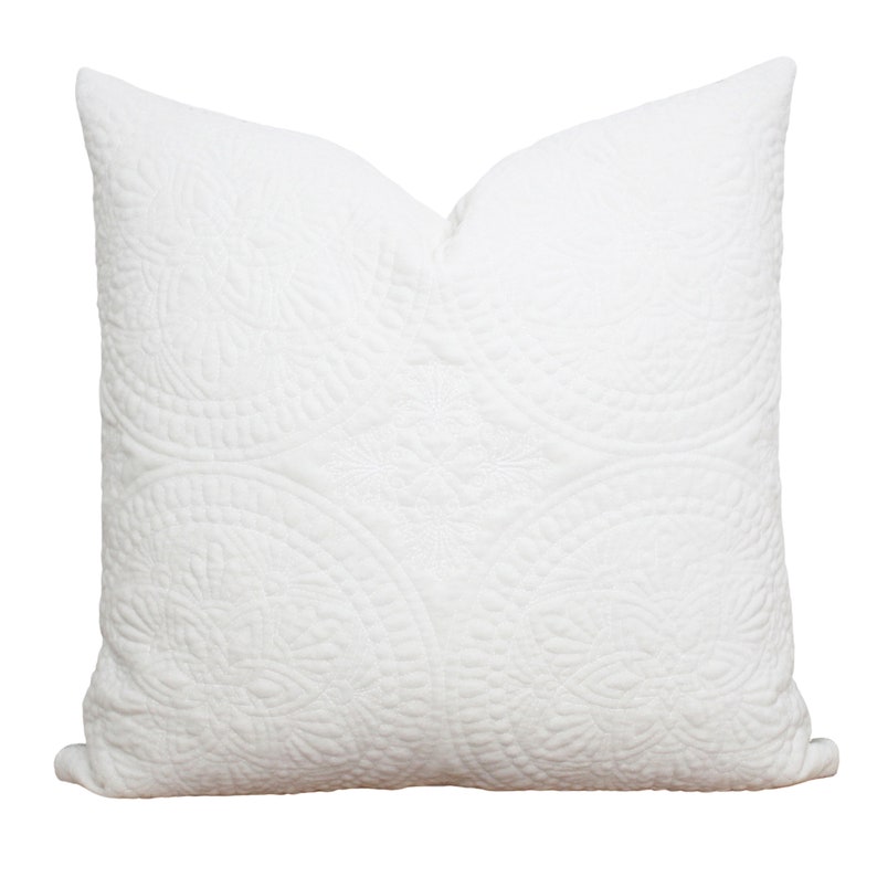 Ivory Velvet Medallion Pillow Cover Ivory Pillow Throw Etsy