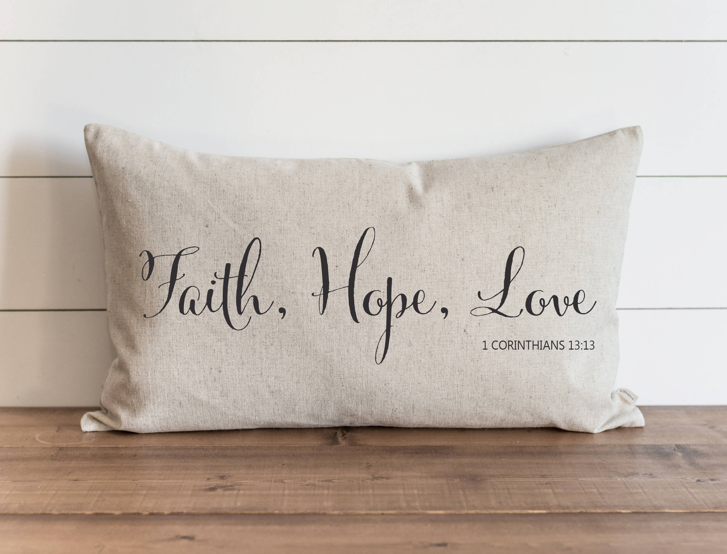Faith Hope Love {Cushion Cover} Faith Hope Love {Cushion Cover}