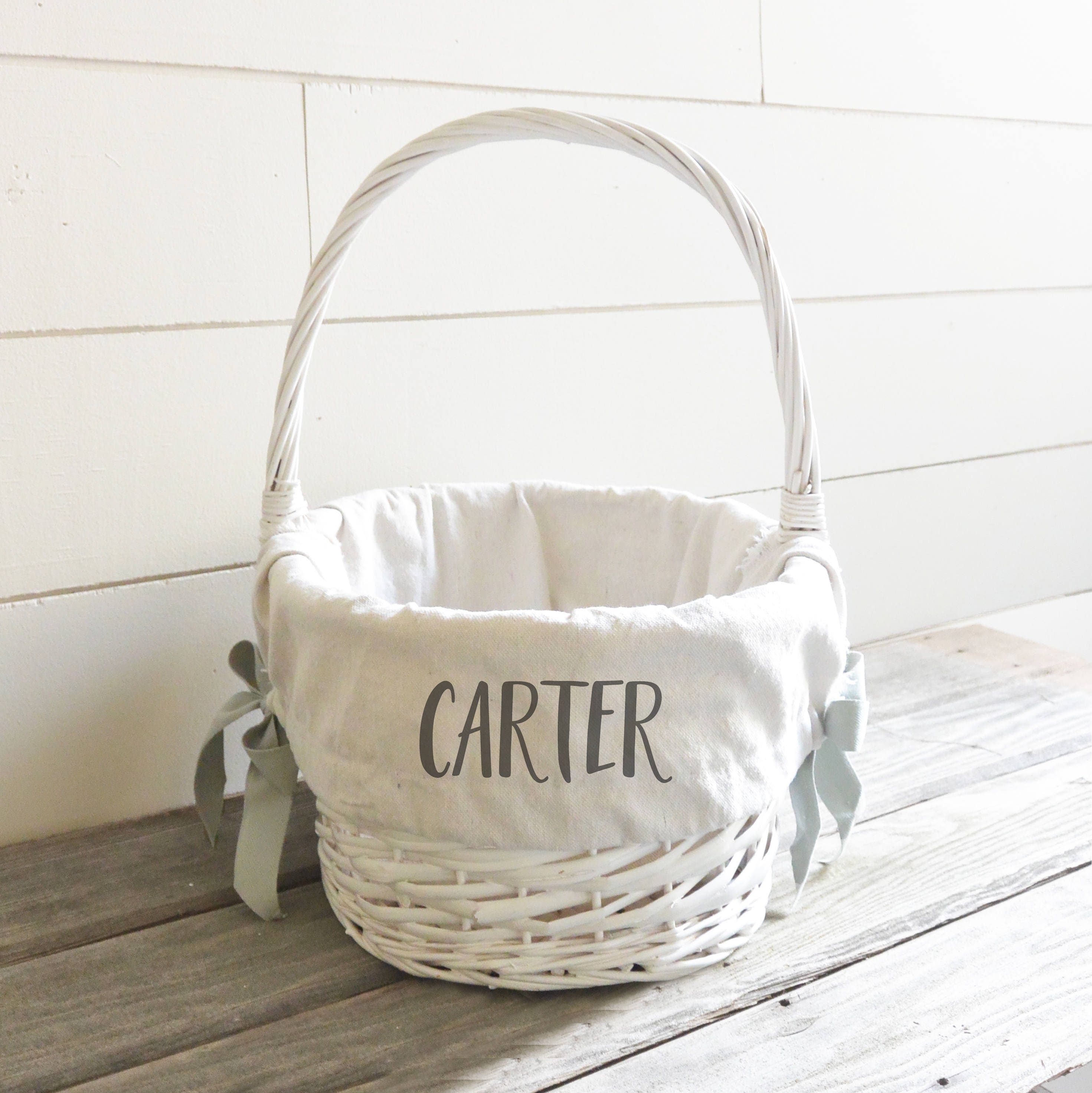 Personalized Easter Basket Liner // Easter Basket Liner // Etsy