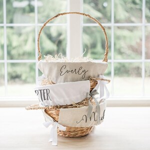 Personalized Easter Basket Liner | Customized Easter Basket Liner | Easter | Monogram | Girl Easter Basket | Boy Easter Basket