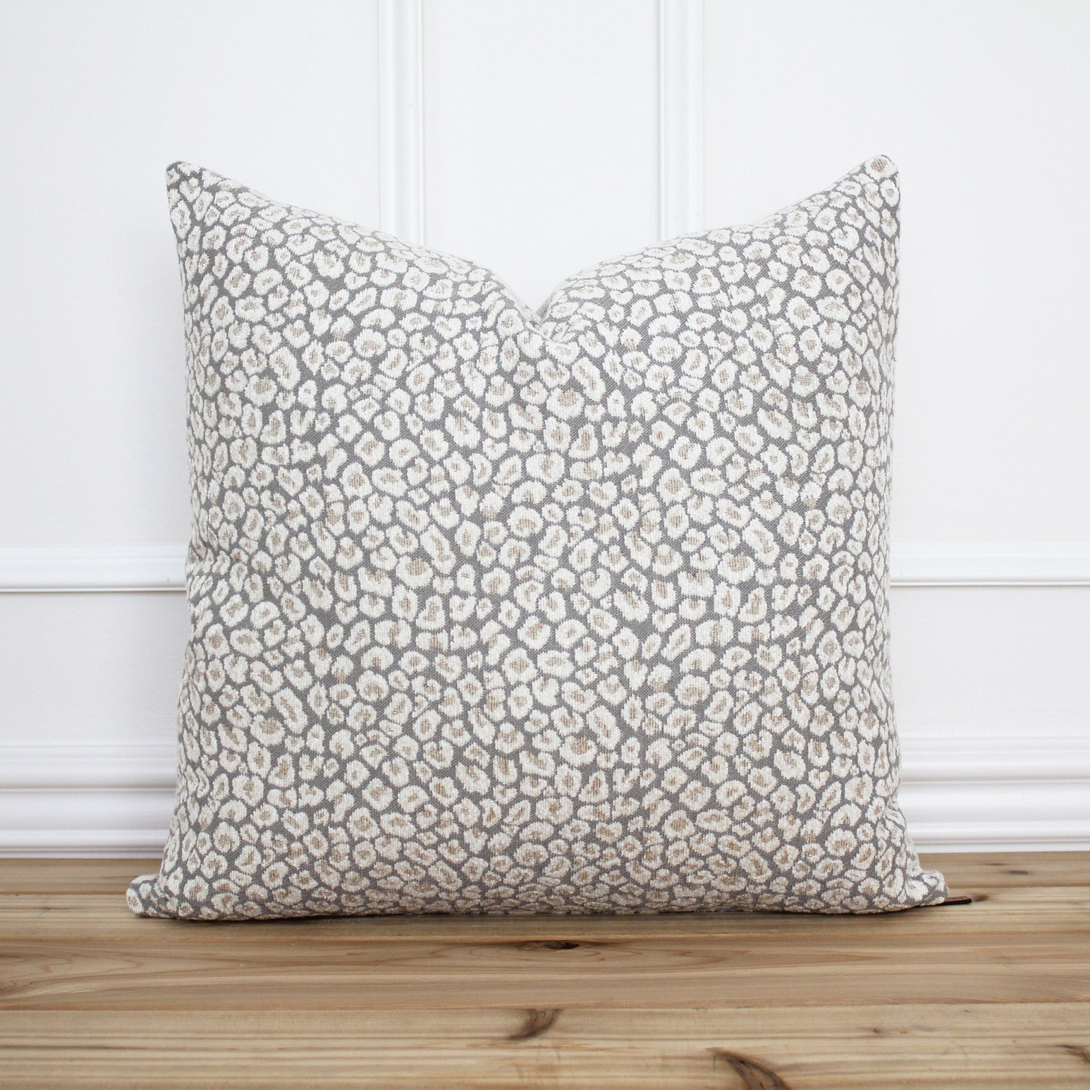 Leopard Pillow Cover Animal Print Pillow Cover 20 X 20 Etsy