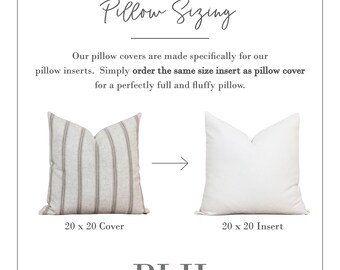 20 x top 20 cushion insert