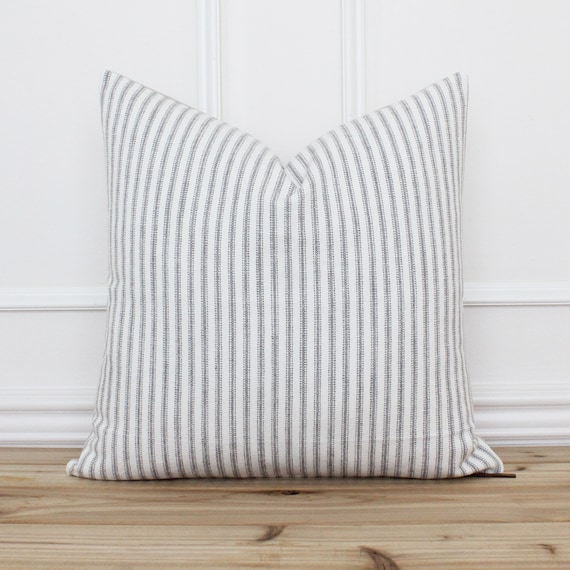 Ticking stripe pillow cases sale
