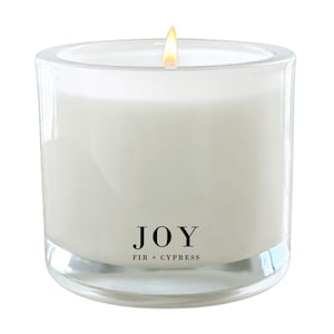 Fir + Cypress Coconut Wax Candle | Frasier Fir Scented Candle | Christmas Tree Scent Candle | Xmas Holiday Candle | Crisp Pine Needles | Joy