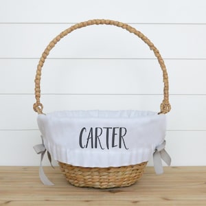 Personalized Easter Basket Liner | Customized Easter Basket Liner | Easter | Monogram | Girl Easter Basket | Boy Easter Basket