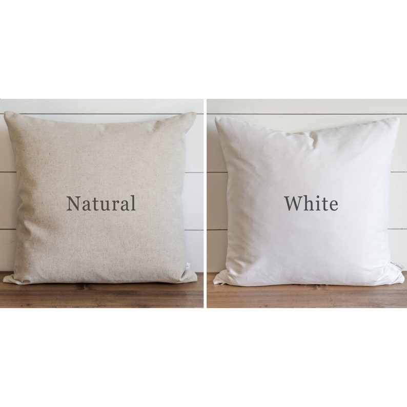 Gray /& Cream Plaid Deer 20 x 20 Pillow Cover Christmas Holiday Winter Throw Pillow Gift Accent Pillow