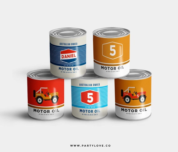 INSTANT DOWNLOAD, Jeep Can Vintage Motor Oil Labels DIY Printable, Templett, Editable pdf jpeg Il_570xn
