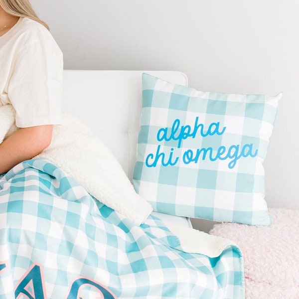 Sorority house decor for college dorm  sorority pillow personalized dorm room decor sorority gifts personalized sorority initiation present