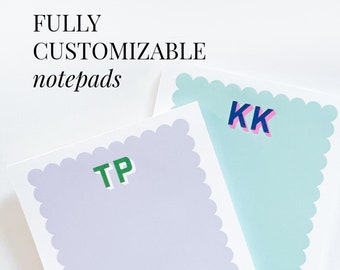 Custom notepad bulk branded notepad personalized branded gift for boss gift for women gift idea preppy gift basket item for new employee