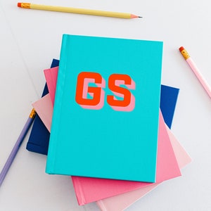 Personalized monogram journal
Custom preppy notebook with initials