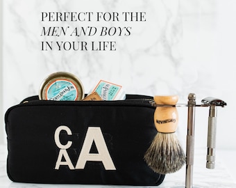Personalized Travel Shaving Kit Mens Dopp Bag Fathers Day Gift Classic Wet Shaving Set Grooming Kit Groomsmen Gift Birthday Gift for Him