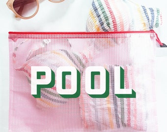 Personalized wet bag monogrammed pool bag waterproof organizer  wet dry bag for swimsuit bag for pool personalized beach bag bridesmaid gift