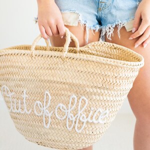 Embroidered vacation tote for girls trip