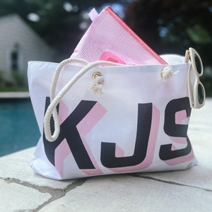 Oversized canvas bag monogram gym bag personalized XL tote big shopping bag wedding party gift canvas tote bag monogram boat bag bridesmaid