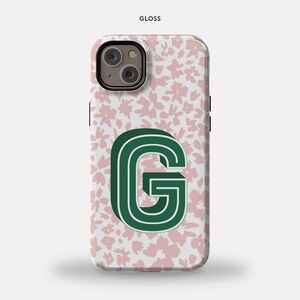 Monogram iPhone case custom iPhone 16 case custom tough protective phone case initial phone case stylish phone case gift her new phone gift