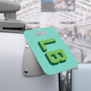 Personalized initial luggage tag personalized monogram luggage tag travel accessory for men luggage tag destination wedding accessory couple