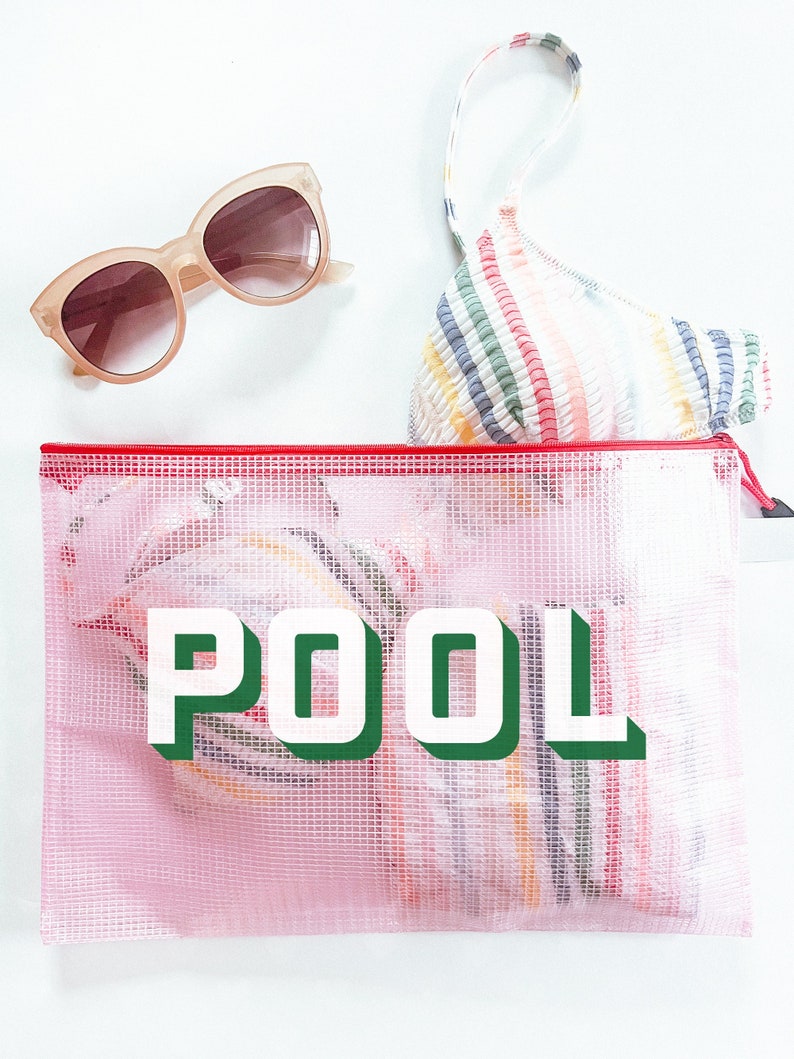 Personalized wet bag monogrammed pool bag