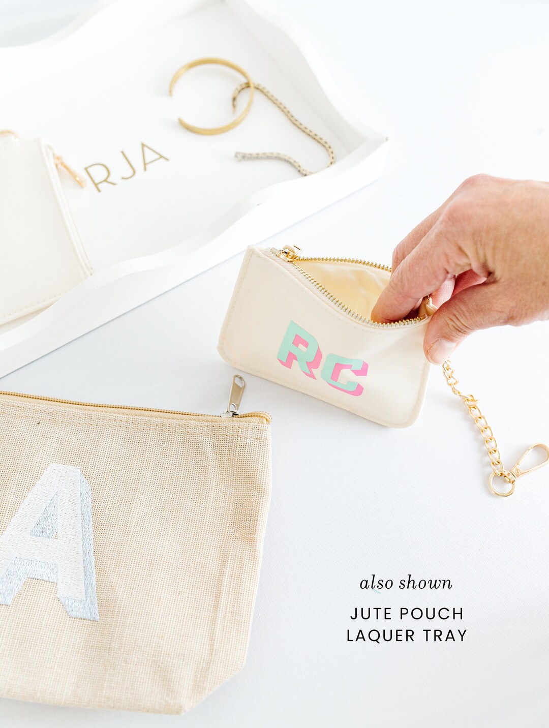 Keychain Wallet Personalized Key Chain Wallet for Woman Card Holder With Keychain Preppy Car