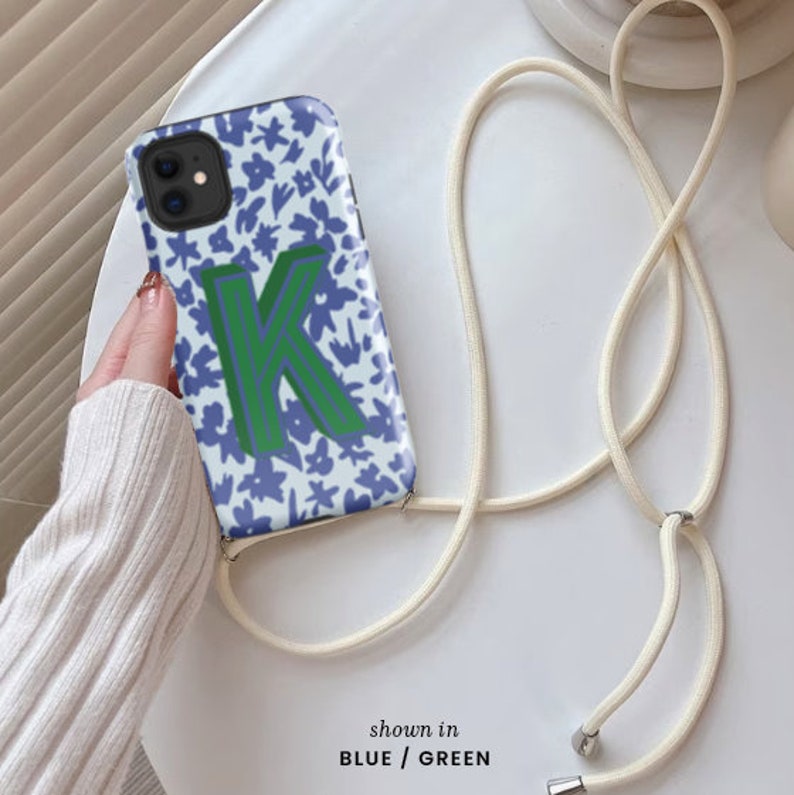 Initial phone case with initials pro max custom gift iPhone 13 case iPhone 14 case monogram phone personalized large initial iPhone case her