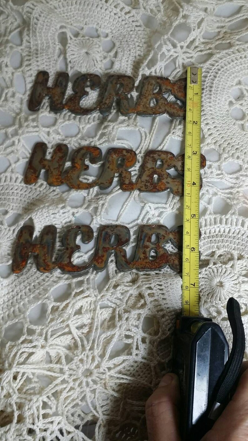 herb herbs spice template stencil metal art kitchen etsy