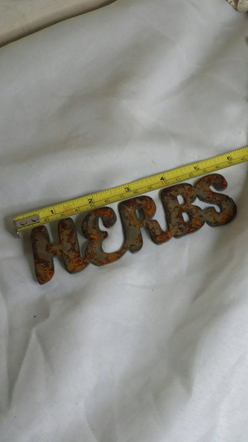 herb herbs spice template stencil metal art kitchen