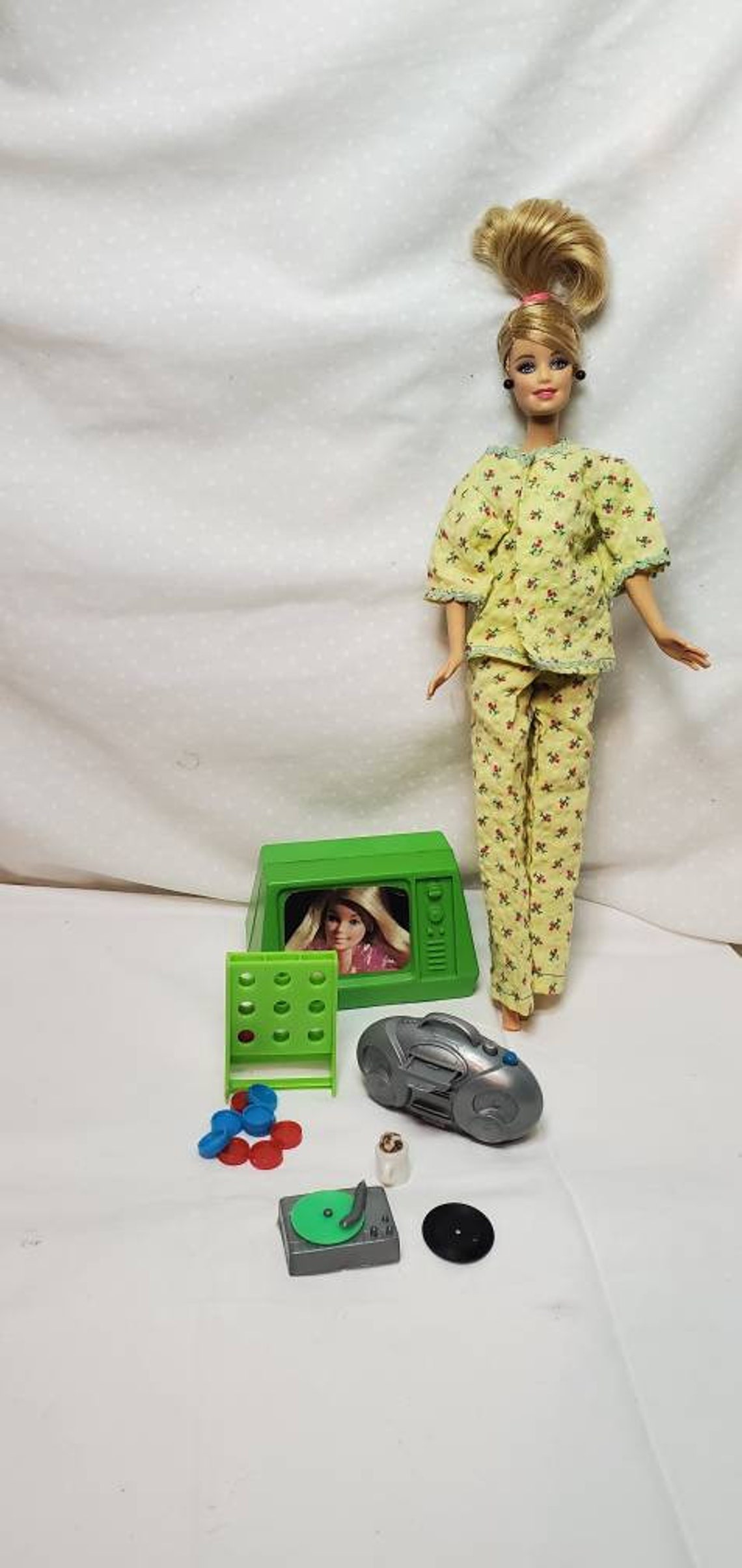 Barbie Doll Clothes Vintage Set Pajamas Pjs Sleepwear | Etsy