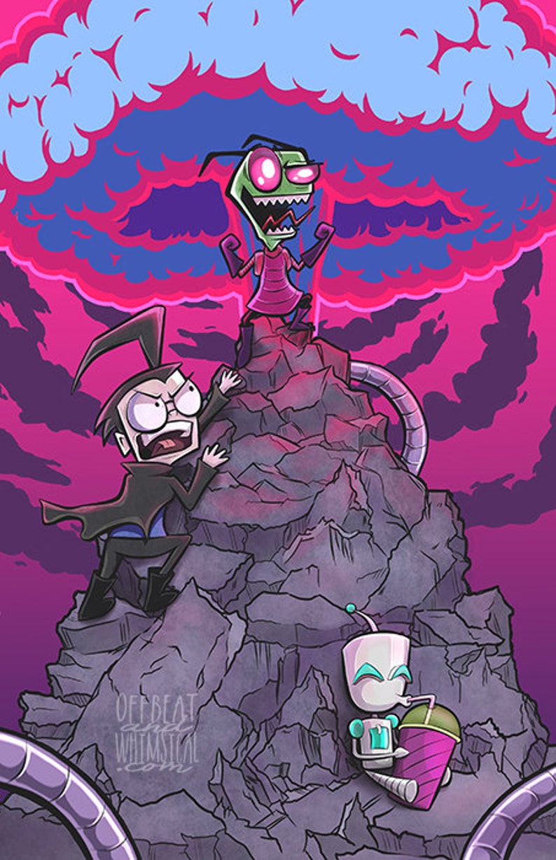 Invader Zim Poster | Etsy