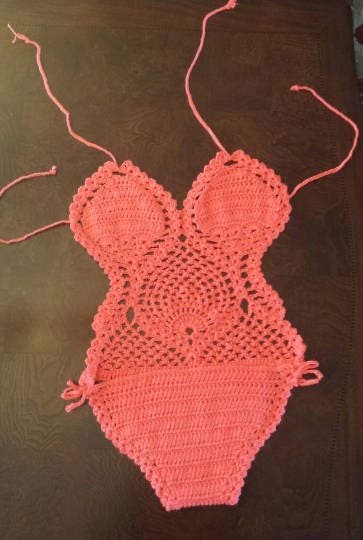 Crochet Bathing Suit Pattern, PDF, Crochet Monokini Crochet