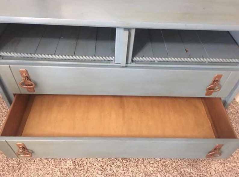 Entertainment center tv stand dresser mirror