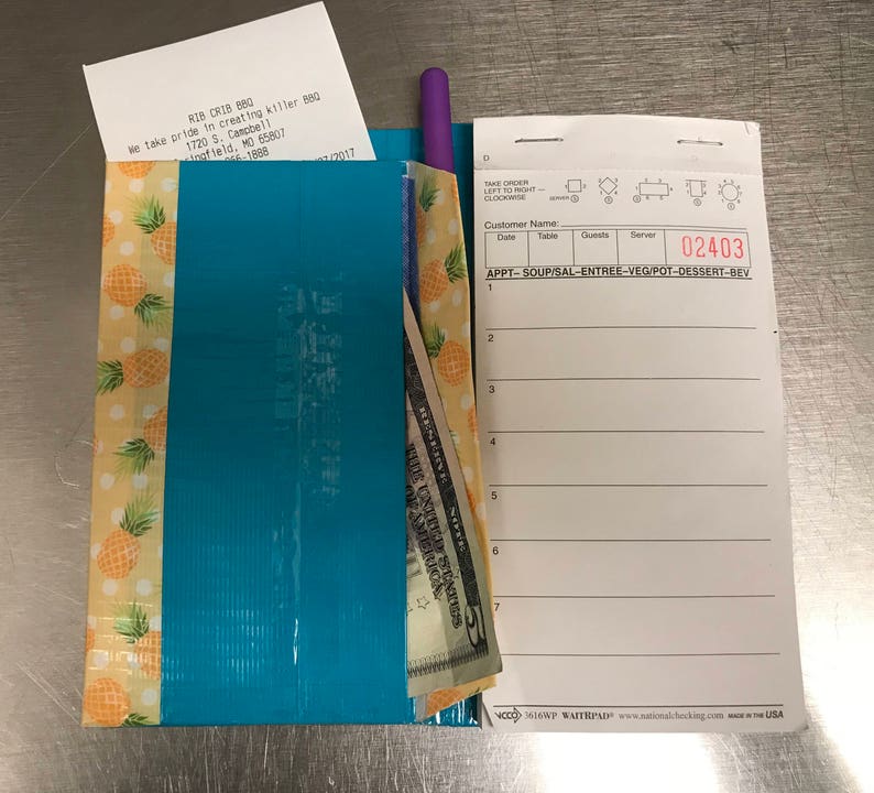 Waitress/Server books Etsy