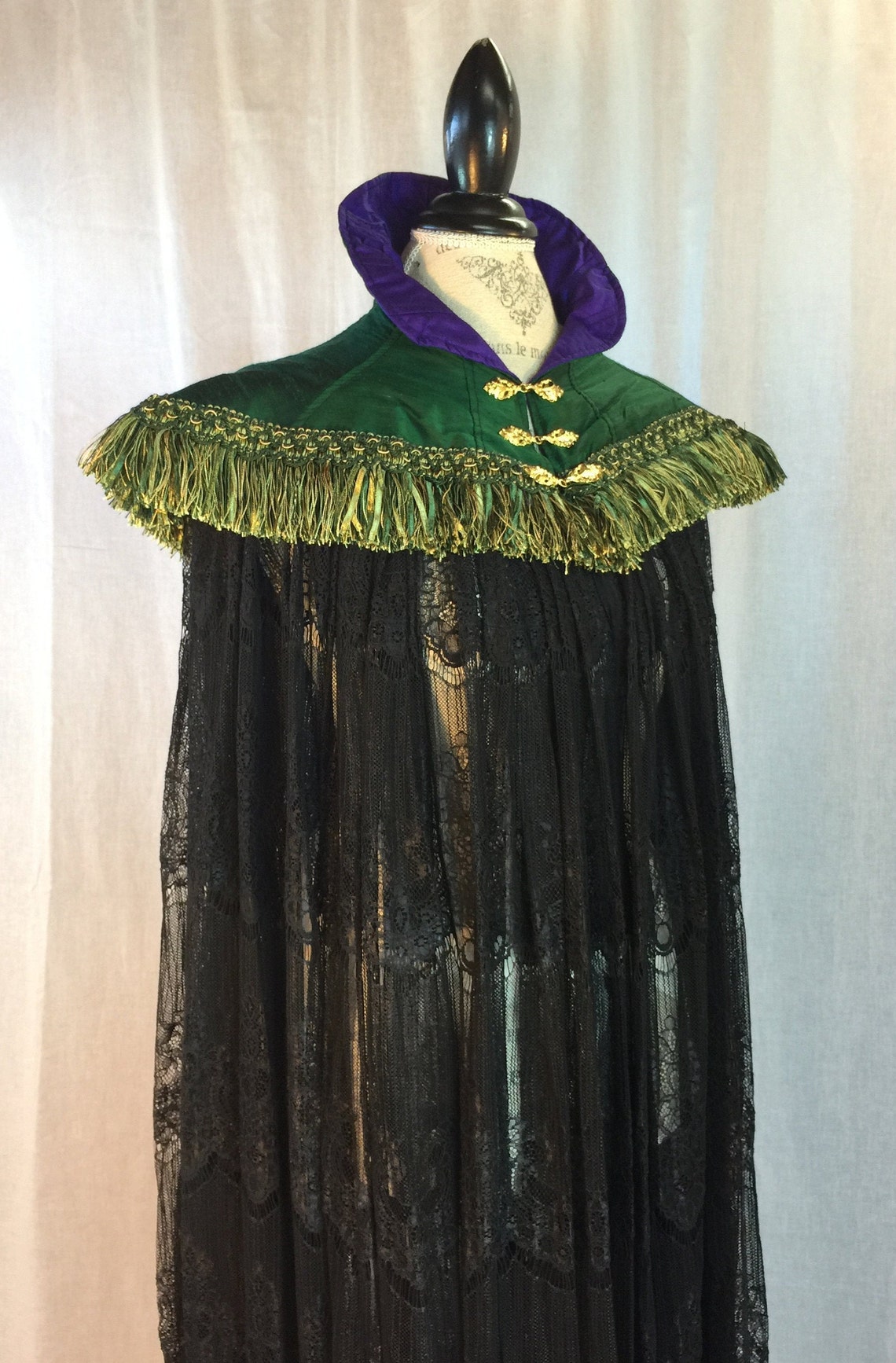 sheer green cape