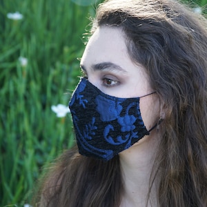 Face Mask in brocade --- Regular Size